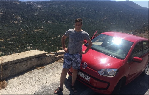 аренда vw up на крите