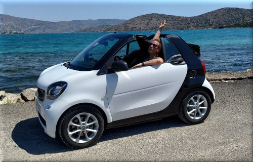 аренда smart на крите