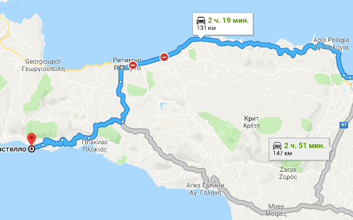 Франгокастелло пляж на крите